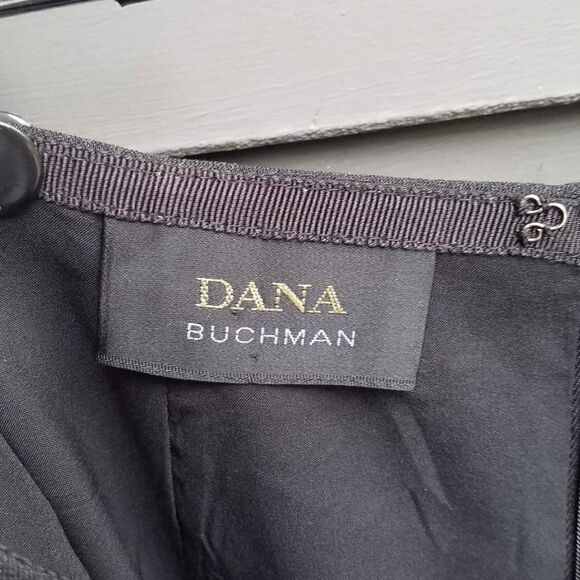 Vintage Dana Buchman Wool Blend Suit with Fur Collar - size 8 -Dark Gray - Picture 5 of 8